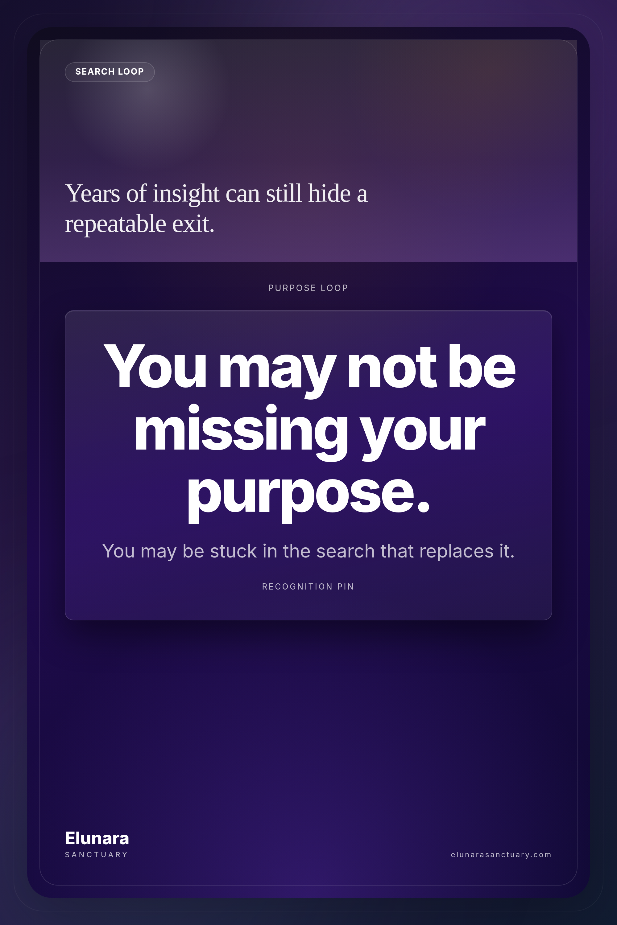Pinterest pin for Elunara article: cant figure out purpose despite trying